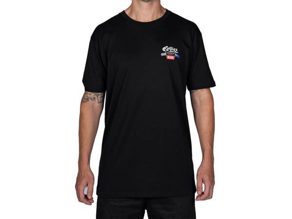 Death Collective Rollies Australia Day T-Shirt - Black. Large - Image 2