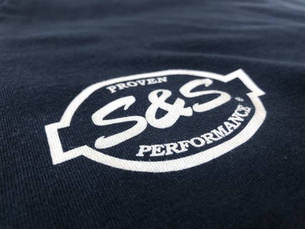 S&S Cycle Performance Parts Navy T-Shirt - Large. - Image 2