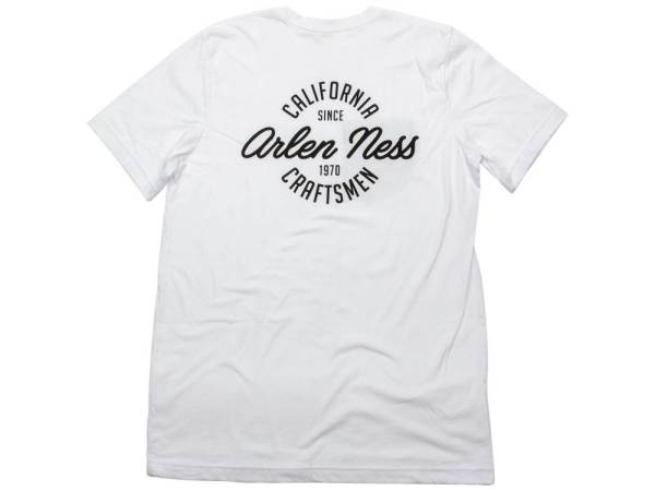 Arlen Ness Cali Clean White T-Shirt. 2X-Large - Image 2