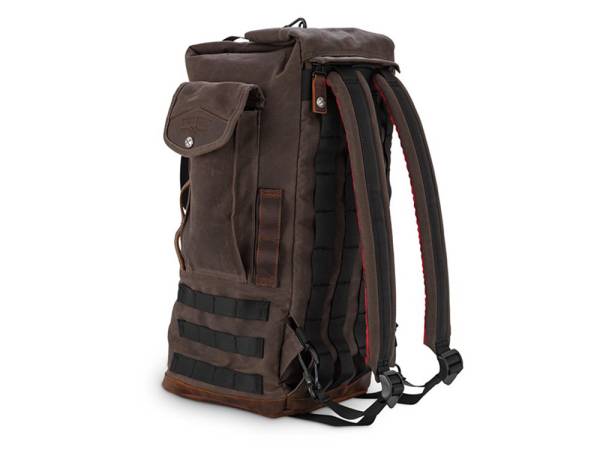 Sissy Bar Backpack - Dark Oak Wet Waxed. - Image 2