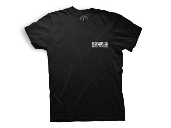 Crooked Clubhouse Black F.U. Short Sleeve Tee. Large.