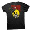 Crooked Clubhouse Black Grim Reaper Short Sleeve Tee. Medium.