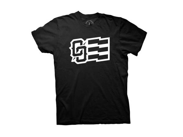 Crooked Clubhouse Black Linked Icon Short Sleeve Tee. Large.