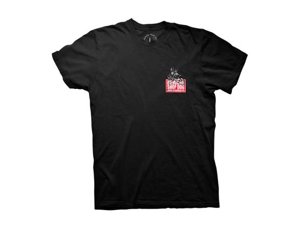 Crooked Clubhouse Black Shop Dog Short Sleeve Tee. XX-Large. - Image 2