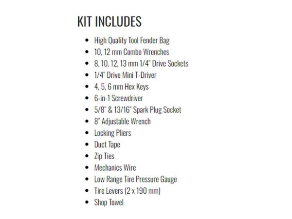 DMX Fender Mount Tool Kit Motorcycle, ATV, Snow - Image 2