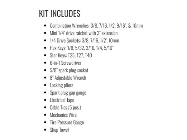 RoadTech Teardrop Tool Kit for Harley-Davidson Motorcycles - Image 2