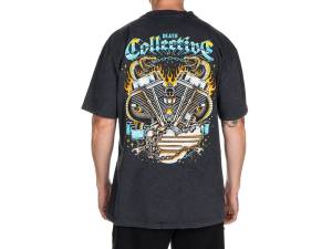 Death Collective Panhead T-Shirt - Black. XX-Large