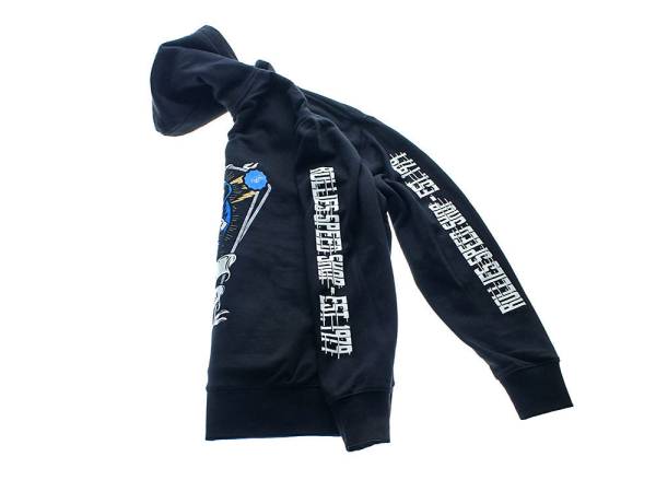 Small Rollies Speed Shop 45th Anniversary Black Hoodie - Image 3