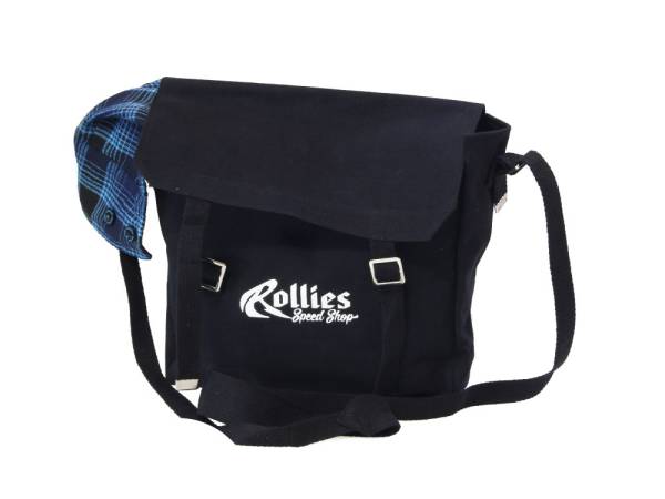 Rollies Canvas Haversack - Black - Image 2