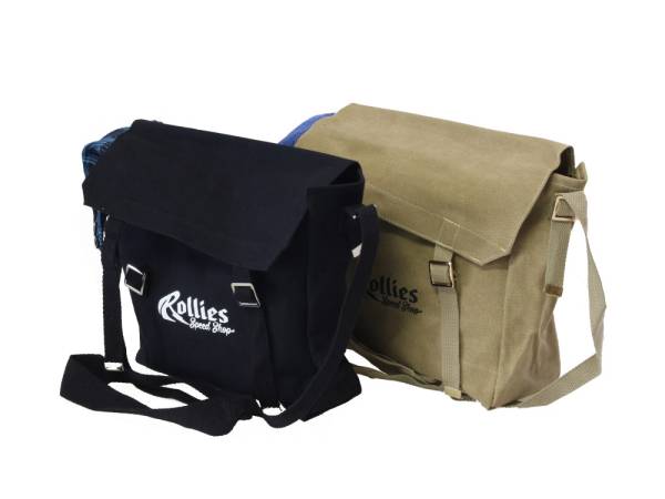 Rollies Canvas Haversack - Black - Image 3