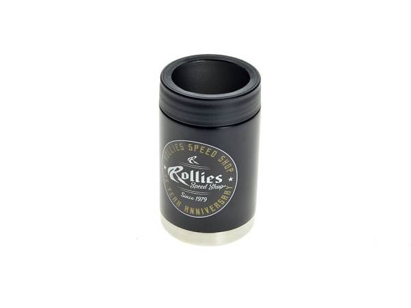 Rollies 45th Anniversary Round Logo Stainless Steel Insulated Beer Cooler - Black