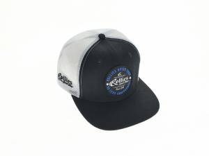 Rollies Speed Shop 45th Anniversary Cap - Black with White Mesh. One size fits all.