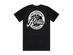 Small Rollies V-Twin Black T-Shirt