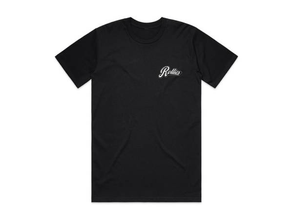 Small Rollies V-Twin Black T-Shirt - Image 2