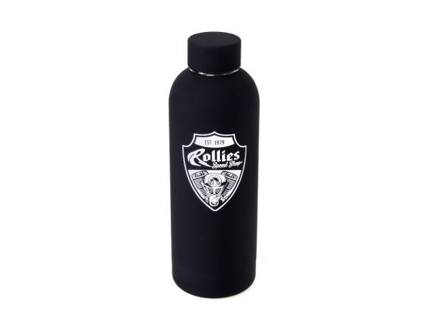 Black Rollies Stainless Steel Double Wall Water Bottle - 500ml