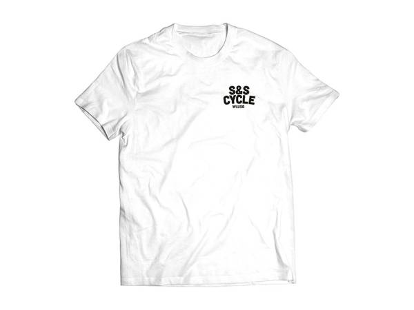 S&S Cycle White Heartland T-Shirt - Medium - Image 2