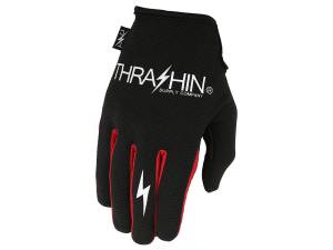 Black & Red Stealth Gloves - Size Medium.