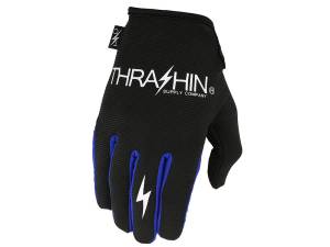 Black & Blue Stealth Gloves - Size Medium.