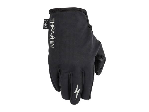 Black Stealth Windbreaker Gloves - Size Medium - Image 2