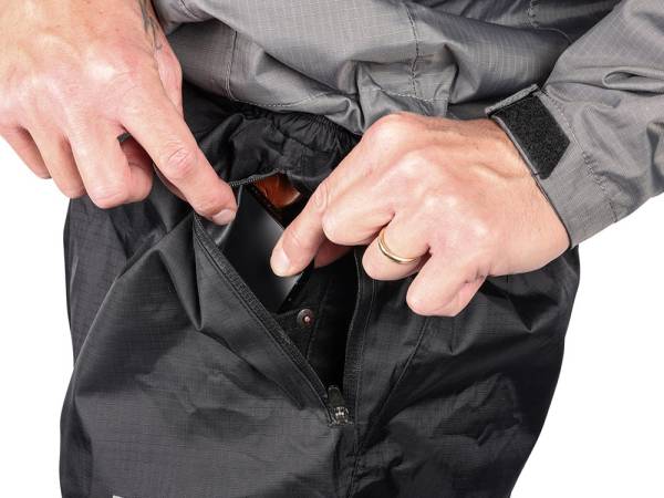 Large/X-Large, Mission Waterproof Rain Pants - Black - Image 2