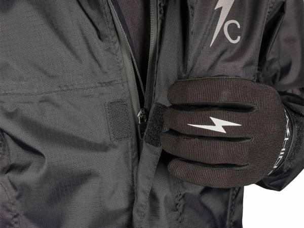 X-Large Mission Rain Jacket V2 - All Black - Image 4