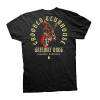 Crooked Clubhouse Black Gateway Short Sleeve Tee. Large.