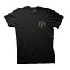 Crooked Clubhouse Black Gateway Short Sleeve Tee. Large. - Image 2
