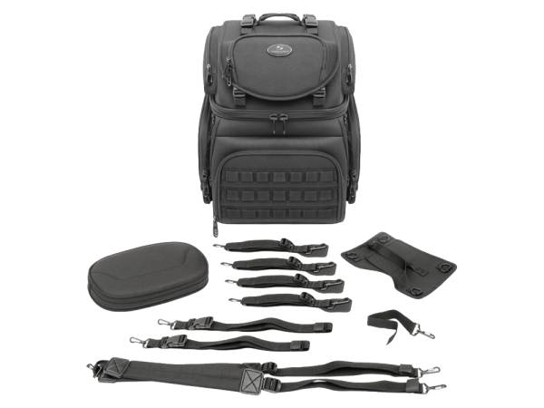 BR3400 Tactical Back Seat/ Sissy Bar Bag - Image 3