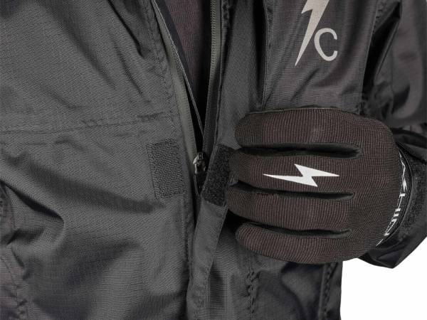 Large Mission Rain Jacket V2 - All Black - Image 3