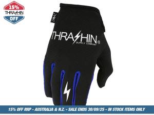 Black & Blue Stealth Gloves - Size Small.