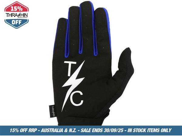 Black & Blue Stealth Gloves - Size Small. - Image 2