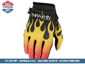 Hot Rode Flame Stealth Gloves - Size Small.