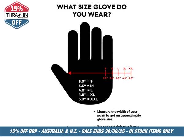 Black Stealth Windbreaker Gloves - Size Medium - Image 4