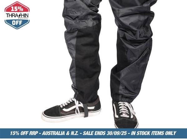 Large/X-Large, Mission Waterproof Rain Pants - Black - Image 4