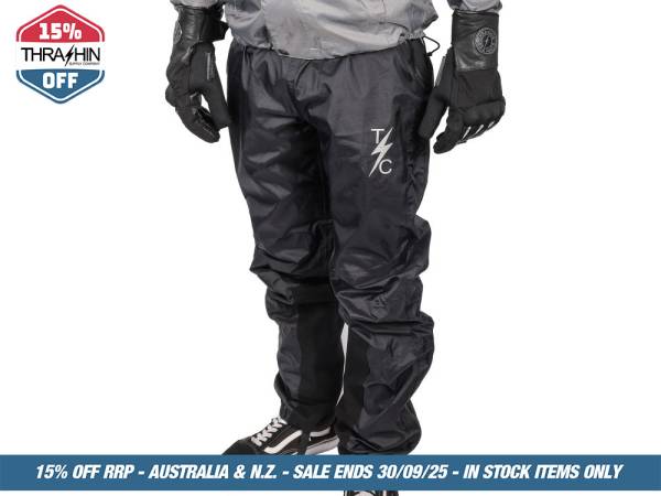 2X-Large/3X-Large, Mission Waterproof Rain Pants - Black