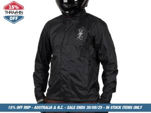 Large Mission Rain Jacket V2 - All Black