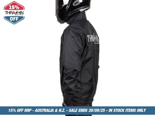 2X-Large Mission Rain Jacket V2 - All Black - Image 3