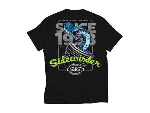 S&S Cycle Black Sidewinder T-Shirt - 2X-Large