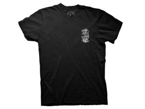 Crooked Clubhouse Black Flip Back Short Sleeve Tee. X-Large.
