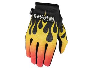 Hot Rode Flame Stealth Gloves - Size Large.