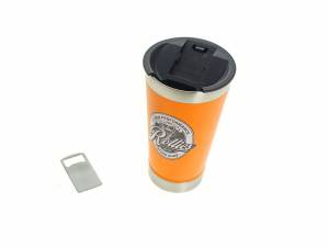 20oz Double Walled Stainless Steel Beer Cup or Coffee Cup - Orange
