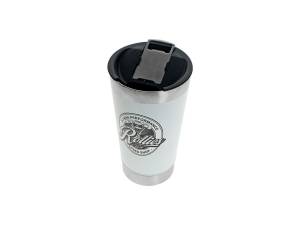 20oz Double Walled Stainless Steel Beer Cup or Coffee Cup - White