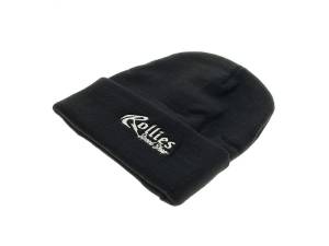 Rollies Beanie with Traditional Logo - Black