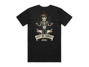 Small Rollies Anzac Day Black T-Shirt