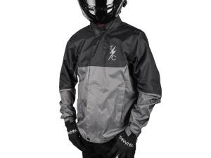 Large Mission Rain Jacket V2 - Black & Grey