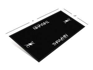Thrashin Supply OG Logo - Carpeted Rubber Bike Mat