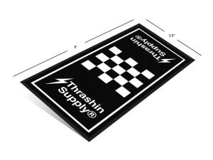 Thrashin Supply Official - Carpeted Rubber Bike Mat