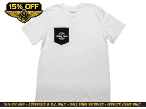 Arlen Ness Cali Clean White T-Shirt