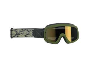 Biltwell Overland 2.0 Goggles - Grunt Satin Olive Green Camo - Biltwell Helmets