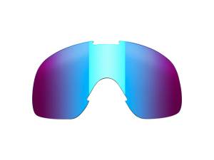 Biltwell Overland 2.0 Replacement Lens - Violet Mirror Brown - Biltwell Helmets